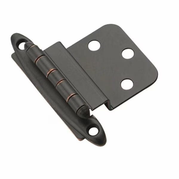 Amerock Decorative 0.38 in. Inset Free Swinging Cabinet Door Hinge- Oil Rubbed Bronze, Hd, Mfr#: A03417 ORB